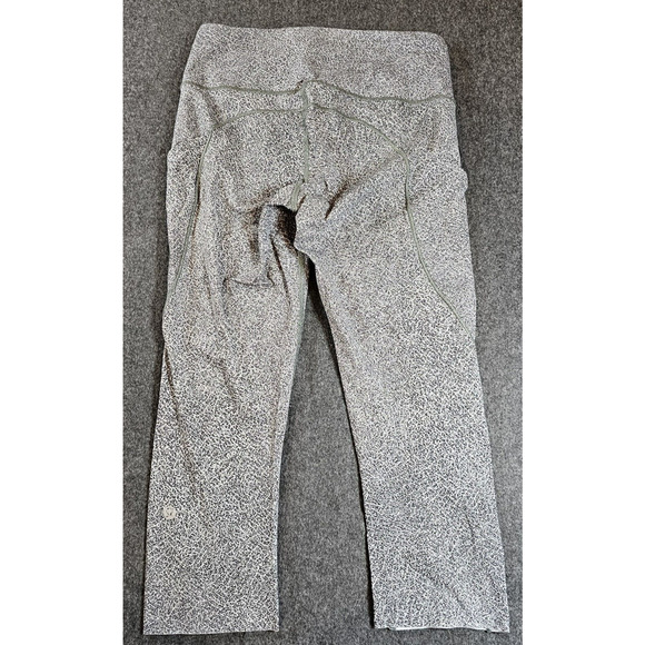 Lululemon Leggings Womens Size 6 Cropped Workout Pants Pocket - Picture 6 of 10